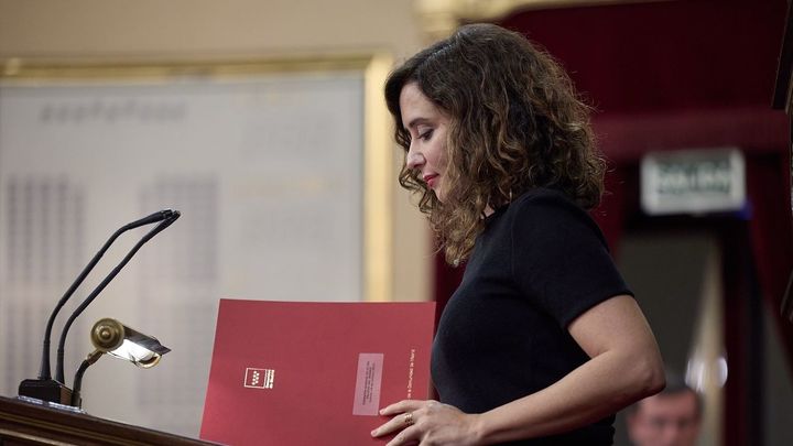 Ayuso en el Senado / EUROPA PRESS