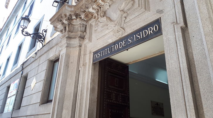 IES San Isidro, en la Calle de los Estudios / TELEMADRID