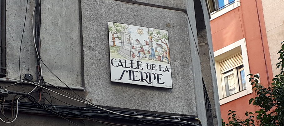 Calle de la Sierpe, en La Latina / TELEMADRID
