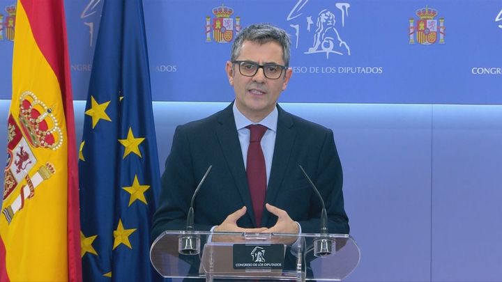 Félix Bolaños,  ministro de la Presidencia en funciones / TELEMADRID