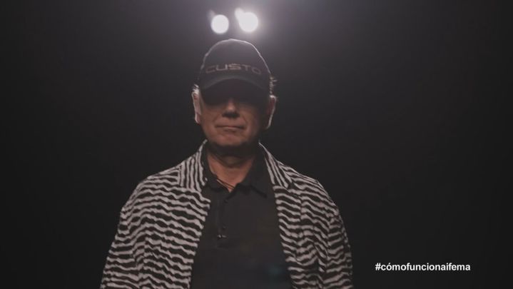 Juan Ramón Lucas desfilando en la Fashion Week / TeleMadrid