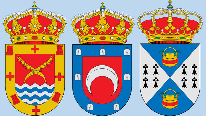 Escudo de Santos de la Humosa, San Martín de Valdeiglesias y Batres / TELEMADRID