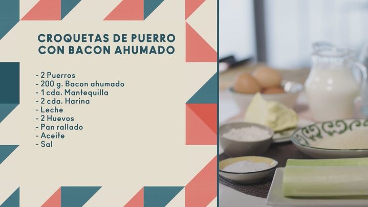 Croquetas de puerro con bacon ahumado / TELEMADRID