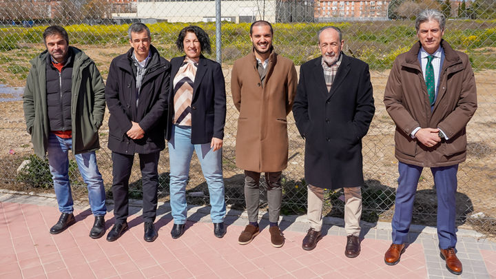 Visita a los terrenos de la futura Ciudad Deportiva de la RFFM / AYUNTAMIENTO DE TORREJÓN DE ARDOZ