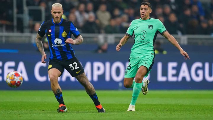 Nahuel Molina ante el Inter / EFE