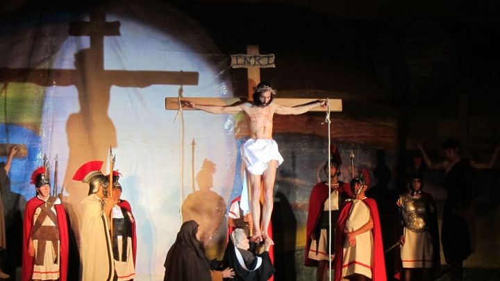 Pasión viviente de Orusco de Tajuña / TELEMADRID