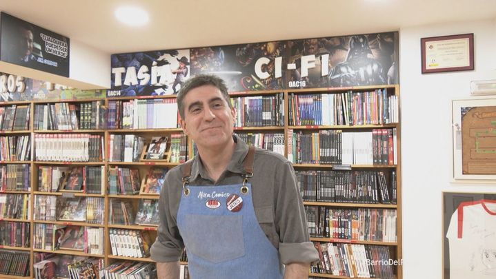 Jesús de 'Akira Comics' / Telemadrid