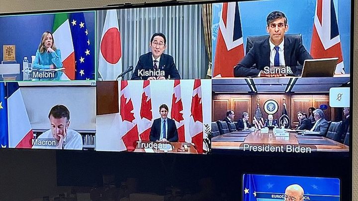 Reunión del G-7 tras el ataque aéreo iraní sobre Israel / EUROPA PRESS