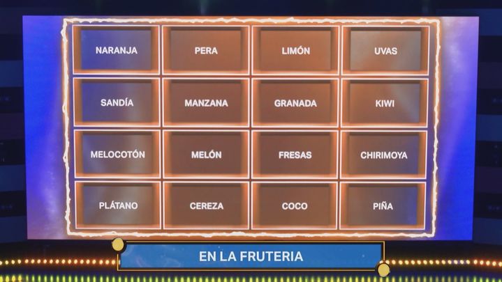 Panel de frutas / Telemadrid