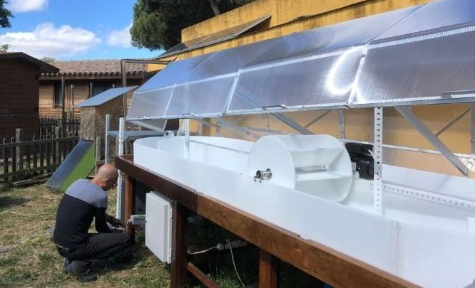 Instalación para cultivar algas / AYTO MÓSTOLES