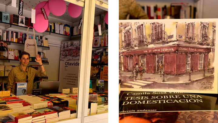 Caseta de la librería 'Olavide bar de libros' / E.E