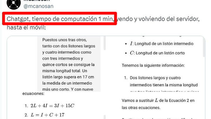 chatgpt examen evau / Twitter