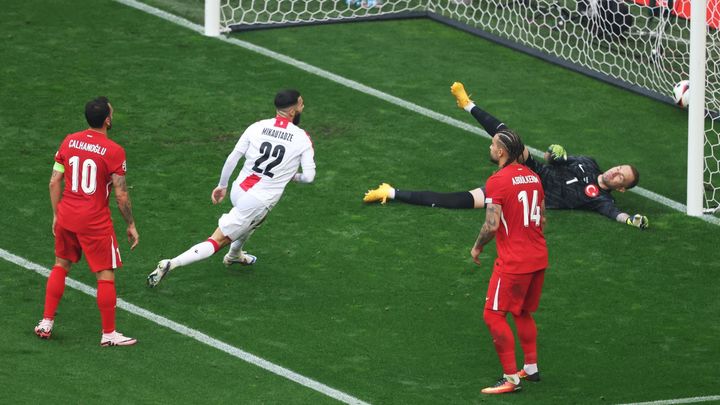 Gol de Georgia a Turquía / EFE