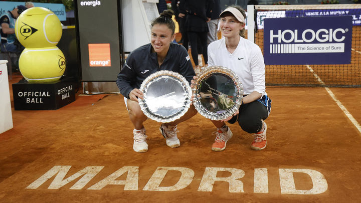 Sara Sorribes y Cristina Bucsa / Telemadrid