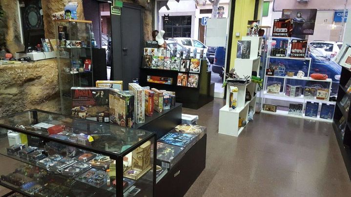 Interior de la tienda 'El mono araña' / Archivo