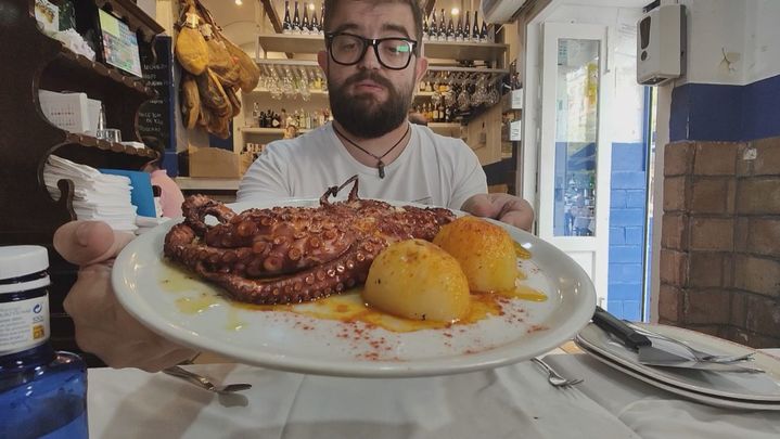 Pulpo a la gallega del Bar Pulpo / TELEMADRID