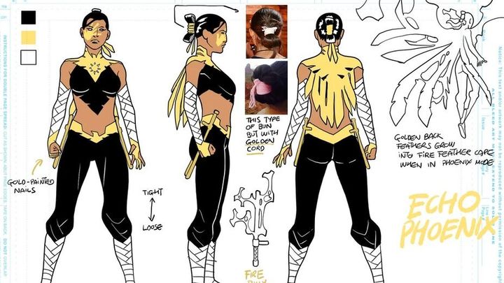'Echo Phoenix', Character desing / JAVIER GARRÓN