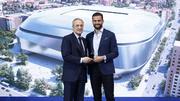 Florentino Pérez y Nacho Fernández / EFE