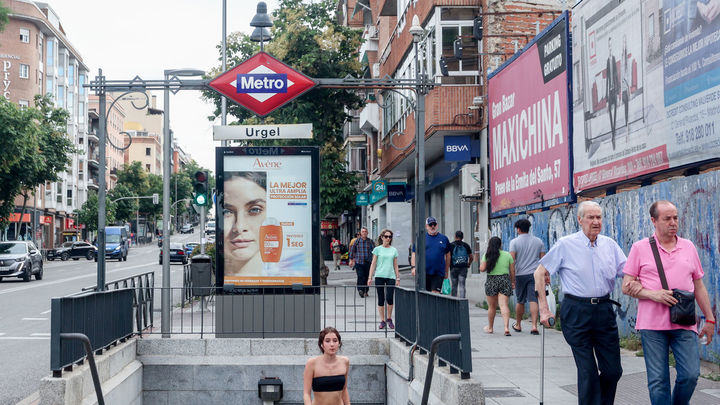 Estación de metro de Urgel / EUROPA PRESS
