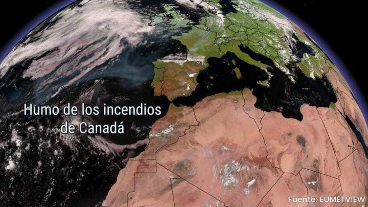 El humo de los incendios de Canadá llega a España / EL TIEMPO.ES