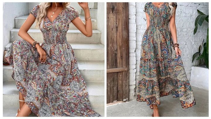 Vestido shein (izquierda) vs Vestido Temu (derecha) / REDACCIÓN