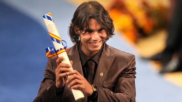 Rafa Nadal, Premio Príncipe de Asturias de los deportes / DOMINIO PÚBLICO