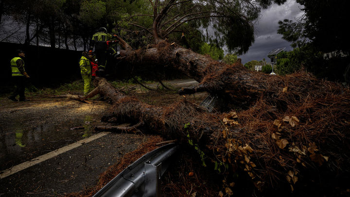 La DANA a su paso por Alhaurín de la Torre / EFE