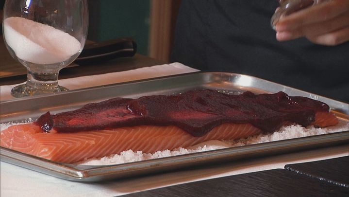 Salmón marinado / Telemadrid