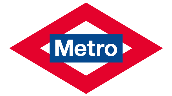 El actual logo de Metro, obra de Arcadi Moradell / METRO DE MADRID