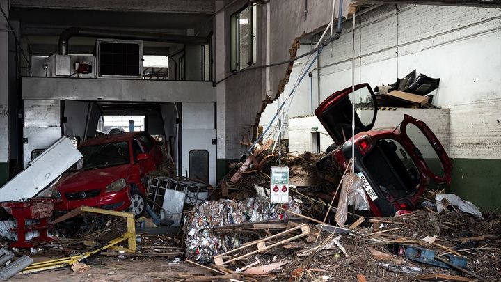 Desperfectos ocasionados por la DANA, en Paiporta, Valencia, / EUROPA PRESS
