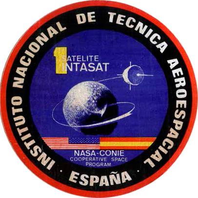Insignia del programa espacial Intasat / DOMINIO PÚBLICO