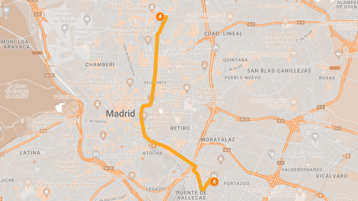 Recorrido de la San Silvestre / GOOGLE MAPS