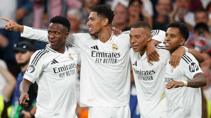 Vinicius, Bellingham, Mbappé y Rodrygo / REAL MADRID