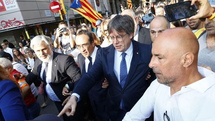 Puigdemont apareció en Barcelona / EFE