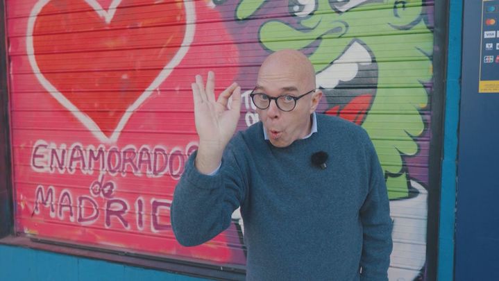 Grafiti 'Enamorados de Madrid' / Redacción