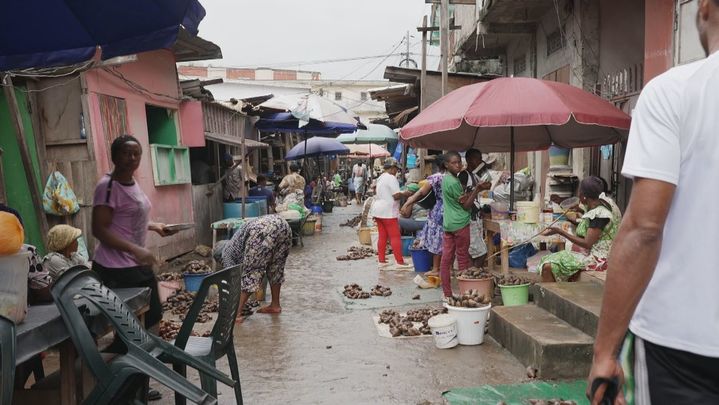 Mercado de Marché du Mont-Bouet, Gabón / TELEMADRID