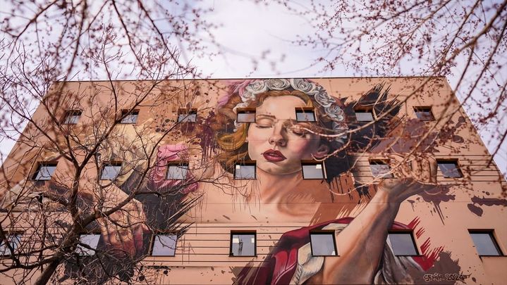 Mural de la ruta Muraltalaz / EUROPA PRESS