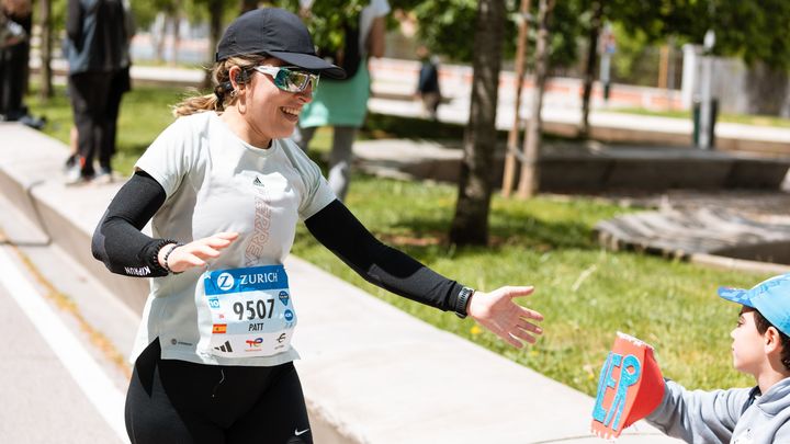Corredora del Maratón de Madrid / @RNRmadmaraton