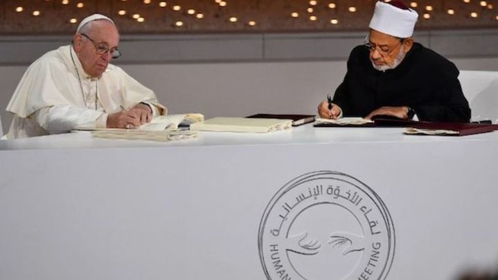 Con el Gran Imán de Al-Azhar / EFE