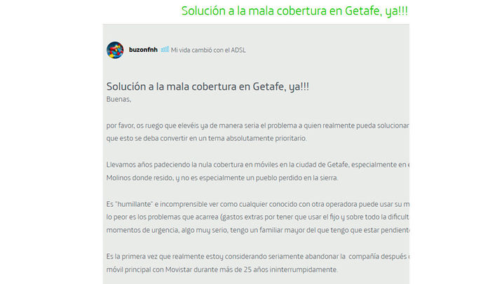 Vecinos de Getafe denuncian problemas de cobertura móvil en el municipio (1) / REDACCIÓN