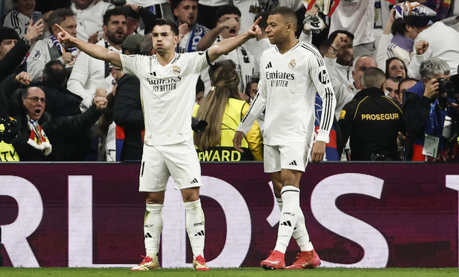 Brahim y Mbappé / EFE