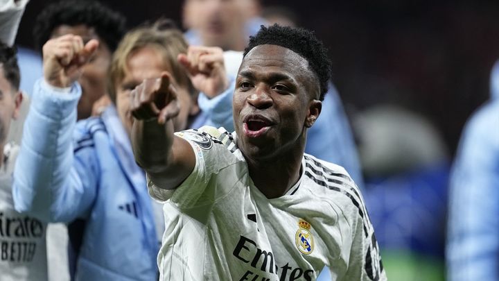 Vinicius celebra la victoria / Europa Press