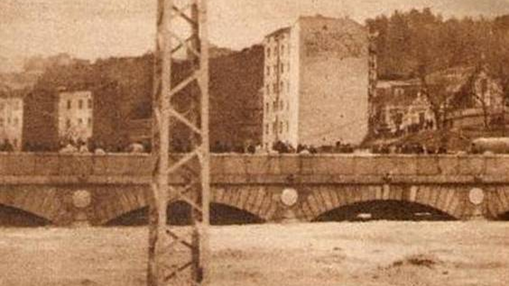 Desbordamiento del río Manzanares en 1936 / WIKIPEDI