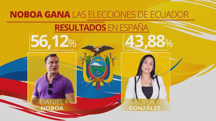 Resultados de la elecciones de Ecuador de sus residentes en España / TELEMADRID
