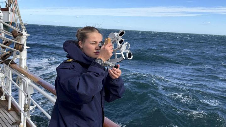 La princesa Leonor, en el buque escuela de la Armada Juan Sebastián de Elcano / CASA REAL