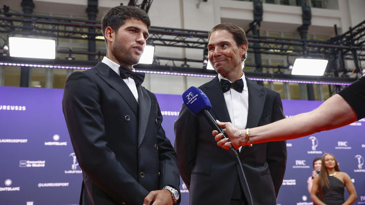 Alcaraz y Nadal / EFE