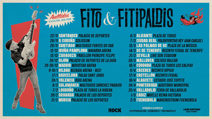 Gira de Fito y Fitipaldis / @FitipaldisRock