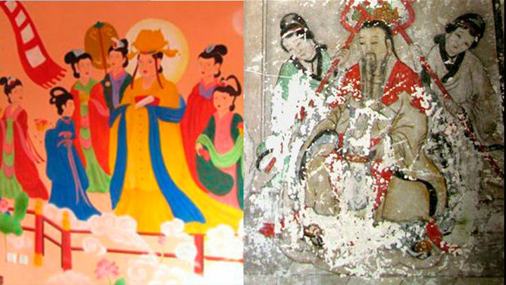 RPolémica restauración de los frescos de la dinastía Qing / ARCHIVO