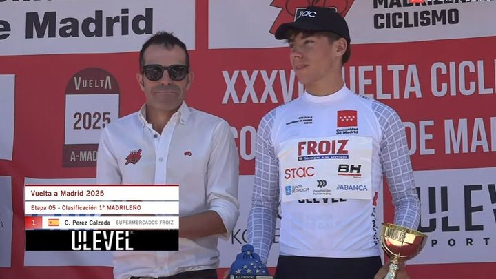 Carlos Pérez, mejor madrileño / VUELTA CICLISTA A MADRID