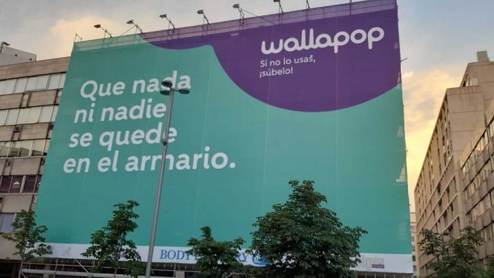 Lona publicitaria Madrid Wallapop / REDACCIÓN